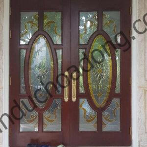 Cửa kính hoa đồng mặt tiền