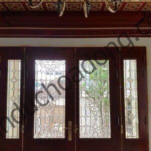 cửa kính hoa đồng biệt thự bắc ninh