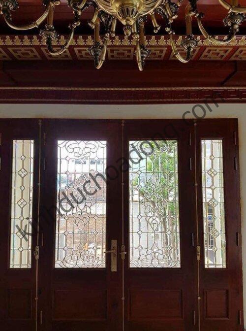 cửa kính hoa đồng biệt thự bắc ninh