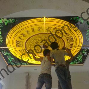 trần kính trống đồng nghệ thuật