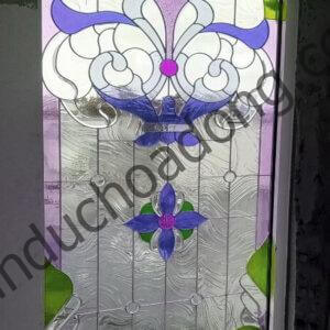 vách kính hoa đồng cố định